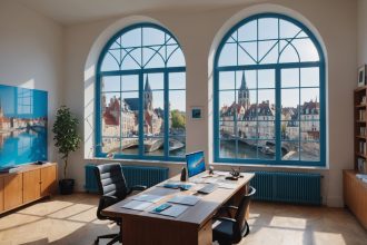 Vue panoramique de Toul avec ses bâtiments historiques et espaces verts