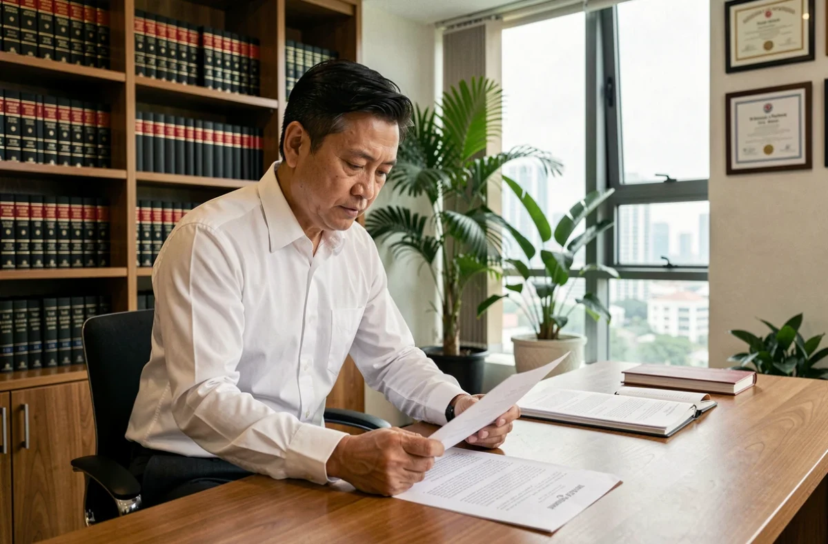 Avocat thaïlandais consultant des documents juridiques pour la création d'une société immobilière à Koh Samui