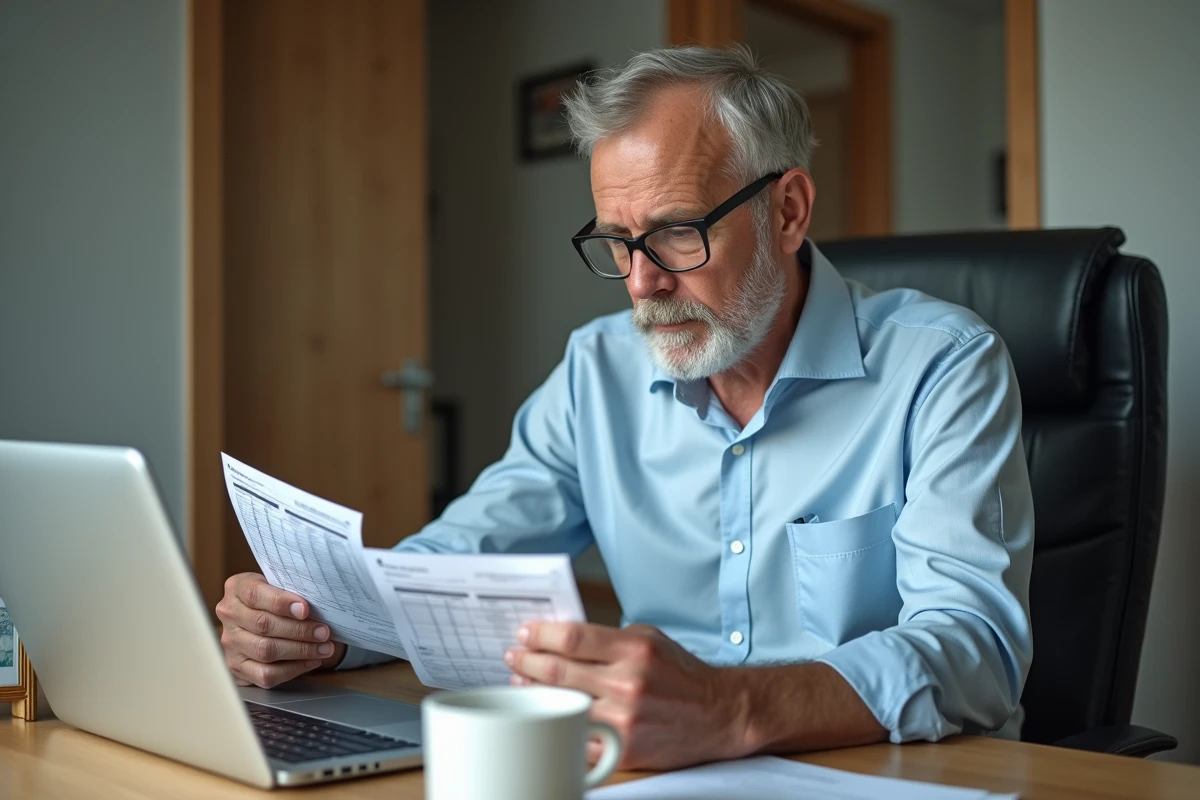 Propriétaire immobilier comparant les régimes fiscaux IR et IS pour optimiser sa SCI familiale à son bureau